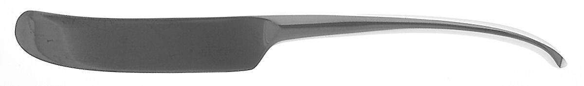 Vivianna (Stainless, Glossy) Solid Butter Spreader/Youth Knife by Georg Jensen (Denmark)-1