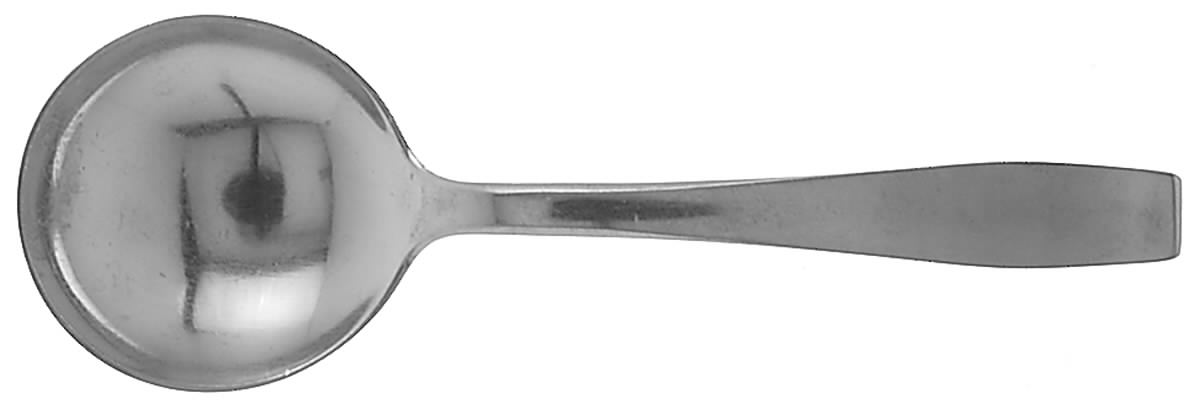 Plata (Stainless) Round Bowl Soup Spoon (Cream Soup) by Georg Jensen (Denmark)-1
