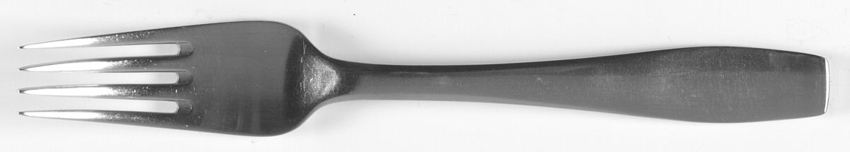 Plata (Stainless) Fork by Georg Jensen (Denmark)-1