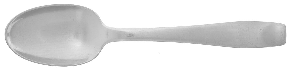 Plata (Stainless) Large Youth Teaspoon by Georg Jensen (Denmark)-1