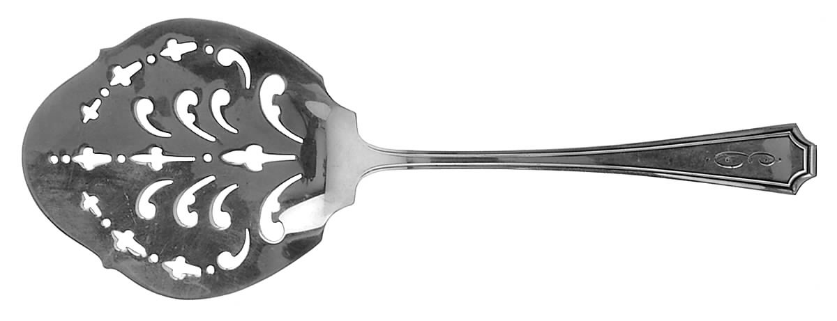 Fairfax (Sterling, 1910, Monograms) Tomato Server, Solid Piece by Gorham Silver-1