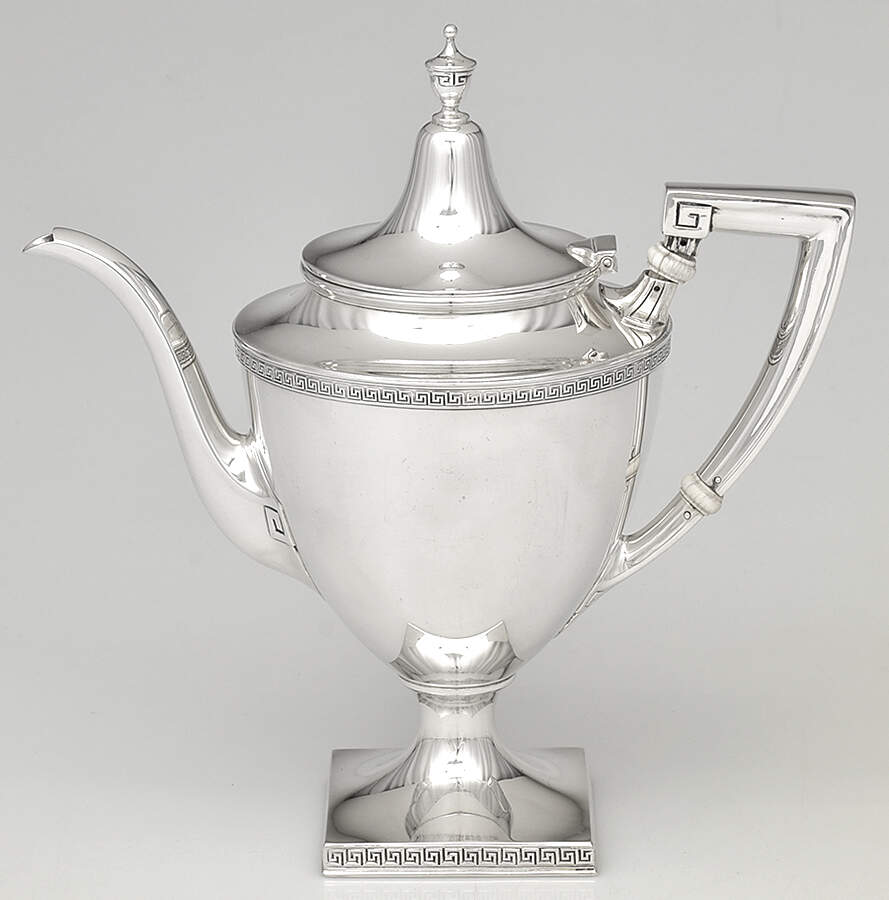 Etruscan (Sterling, Hollowware) Coffee Pot by Gorham Silver-1