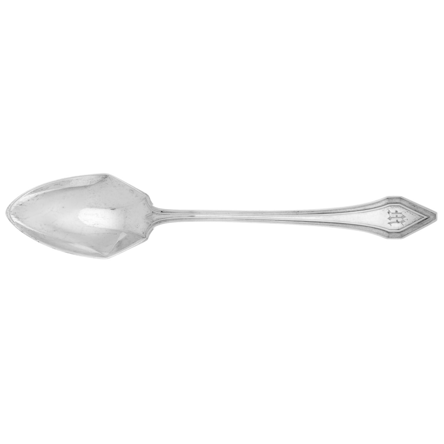 Clermont (Sterling, 1915, Monograms) Fruit/Orange Spoon by Gorham Silver-1