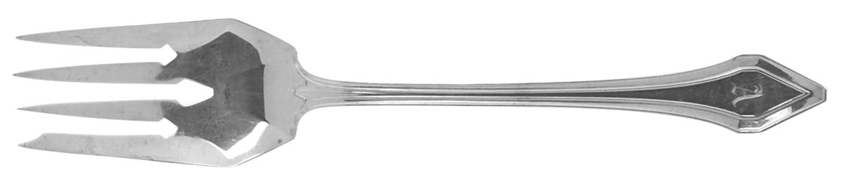 Clermont (Sterling, 1915, Monograms) Individual Salad Fork by Gorham Silver-1