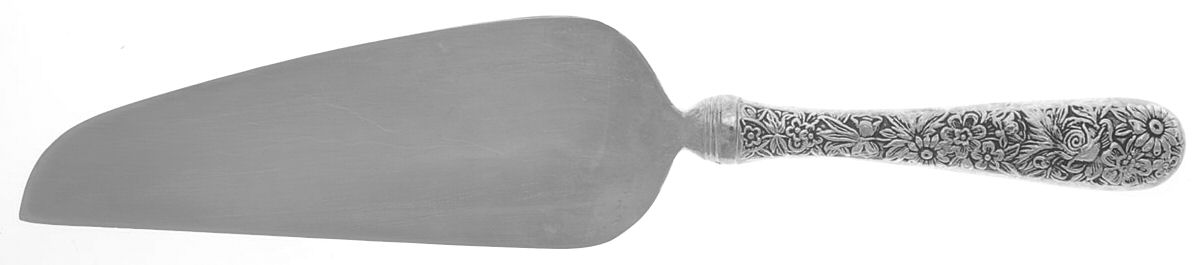 Olde Bouquet (Silverplate) Pie and Cake Server, Solid Piece by Godinger-1