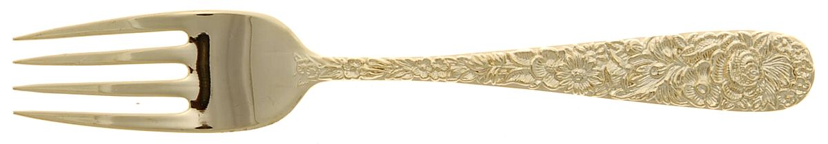 Golden Olde Bouquet (Gold Electroplate) Individual Salad Fork by Godinger-1