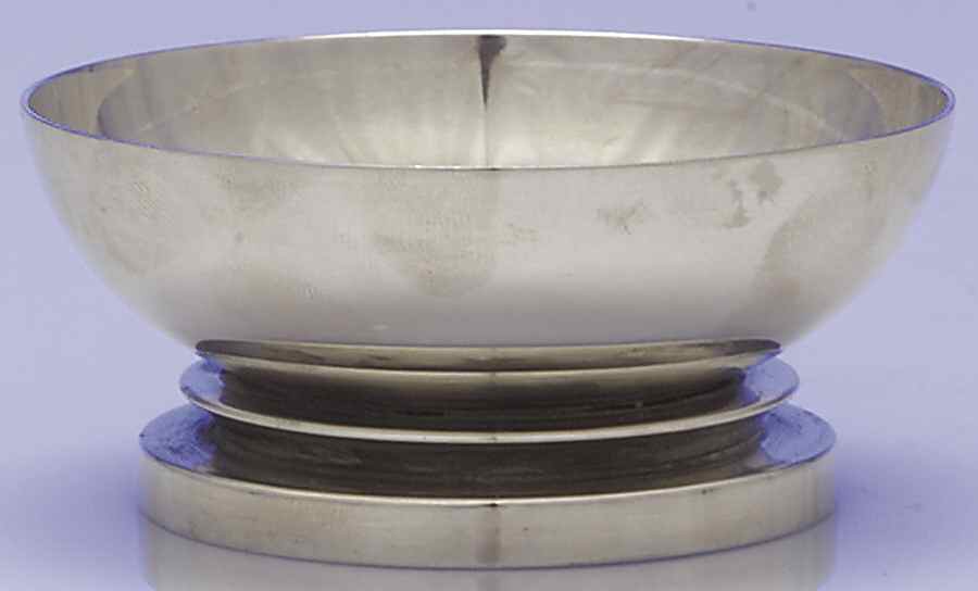 Pyramid (Sterling, 1927, Hollowware) Waste Bowl by Georg Jensen (Denmark)-1