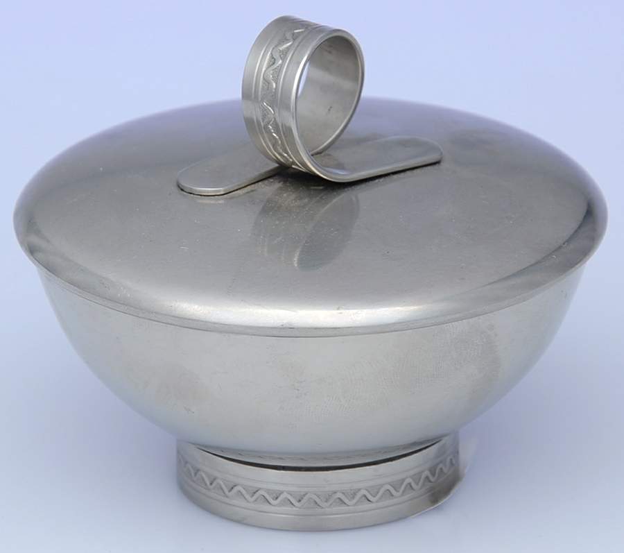 Ranka-Royal Swedish (Stainless, Hollowware) Sugar Bowl with Lid by Gense-1