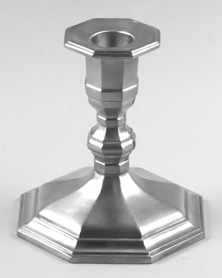 Octette (Pewter, Hollowware) 4" Console Candleholder by Gorham Silver-1