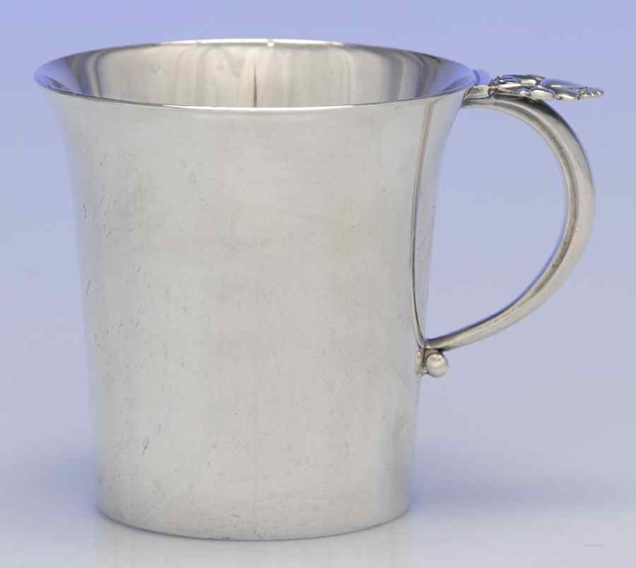 Acorn (Sterling, 1915, Hollowware) Mug by Georg Jensen (Denmark)-1