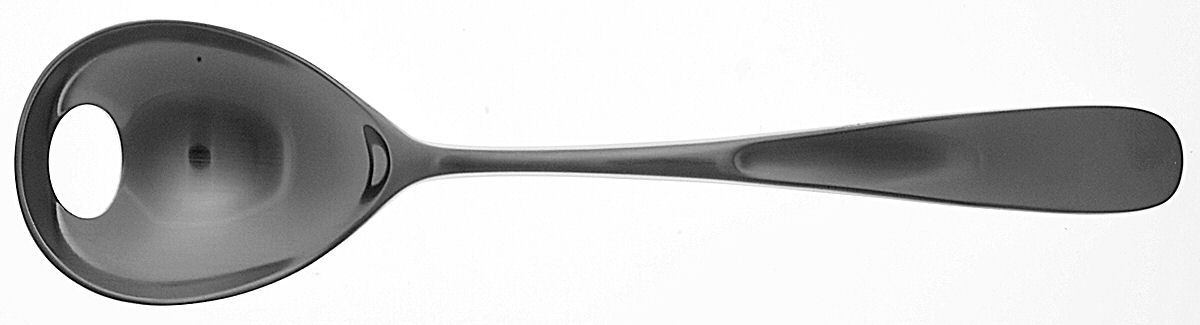 Vivianna (Stainless, Satin) Solid Serving Fork by Georg Jensen (Denmark)-1