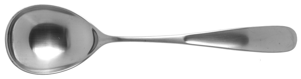 Vivianna (Stainless, Satin) Solid Serving Spoon by Georg Jensen (Denmark)-1