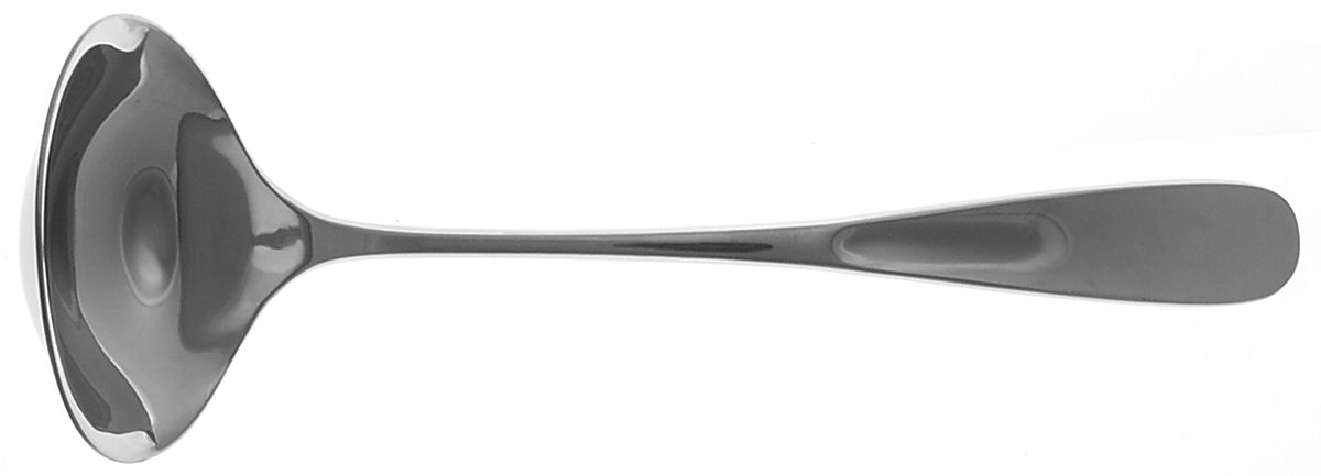 Vivianna (Stainless, Satin) Solid Gravy Ladle by Georg Jensen (Denmark)-1