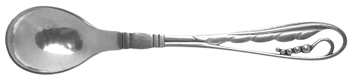 Ornamental Items (Sterling) Demitasse Spoon by Georg Jensen (Denmark)-1