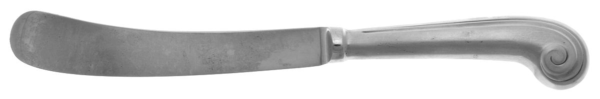 GEY3 (STAINLESS) Old French Hollow Pistol Knife by Gentry Silver-1