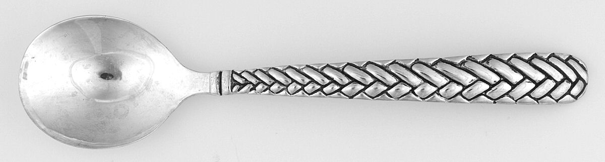 Weave (Silverplate) Sugar Spoon by Godinger-1