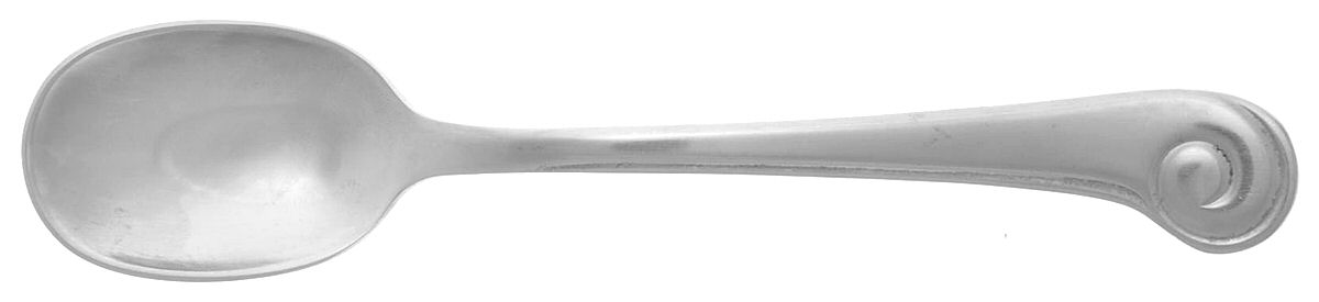 Ammonite-Satin (Stainless) Sugar Spoon by Ginkgo-1