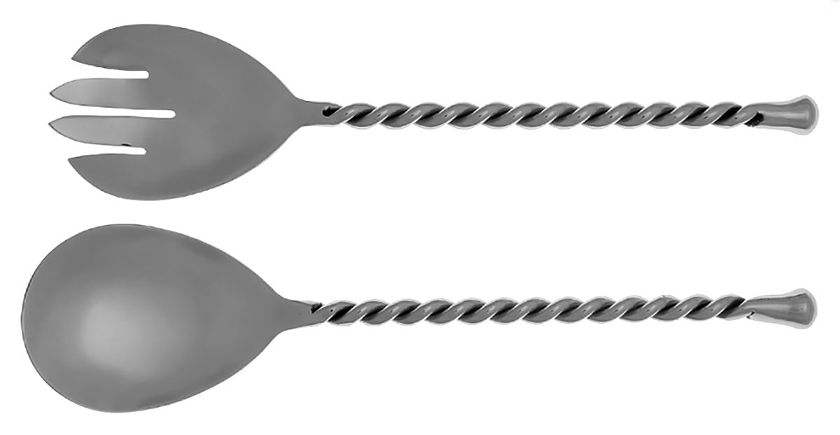 Paradisso (Stainless) (2 Pc) Solid Salad Set by Global Amici-1