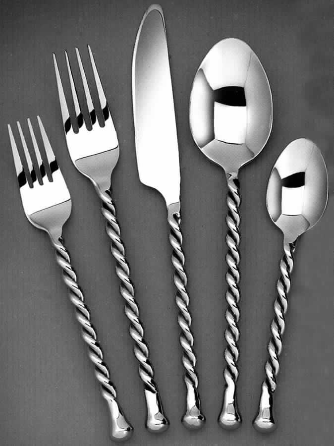 Paradisso (Stainless) 5 Piece Place Setting by Global Amici-1