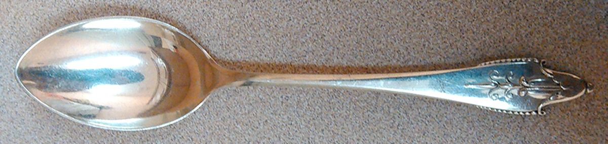 Akkeleje (Sterling, 1918) Teaspoon by Georg Jensen (Denmark)-1