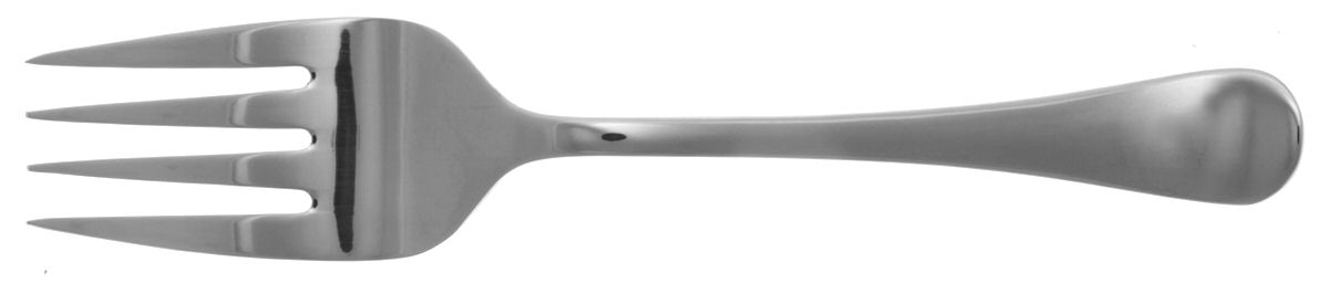 Varberg (Stainless) Medium Solid Cold Meat Serving Fork by Ginkgo-1