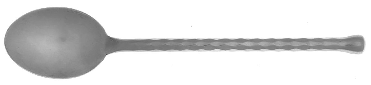 Silver Hearts (Stainless) Oval Place Soup Spoon by Gourmet Settings-1