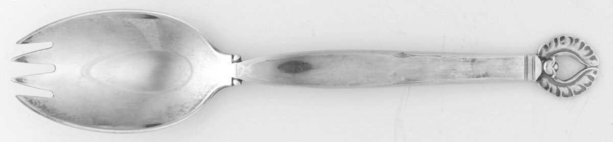GEJ9 (Sterling) Child's Spoon/Fork Combination by Georg Jensen (Denmark)-1