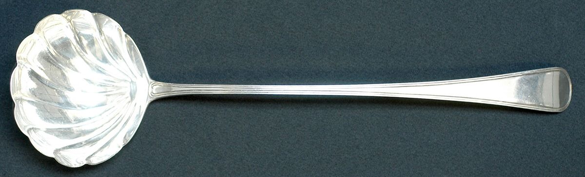 GEW1 (Sterling) Solid Soup Ladle by George Smith III & William Fearn-1