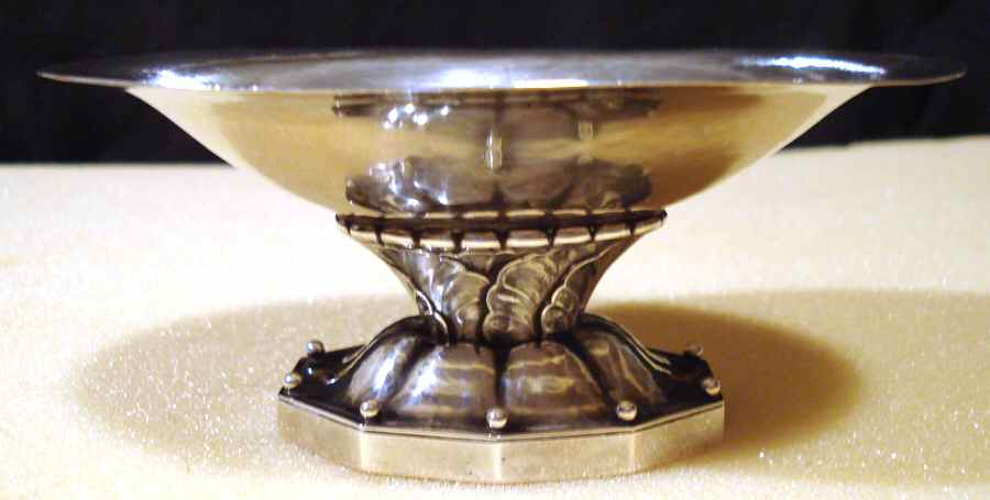 79 (Sterling, Hollowware) Ashtray by Georg Jensen (Denmark)-1