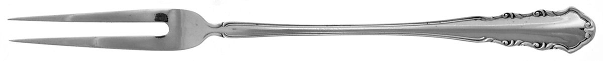 Alt Heidelberg (Sterling) Medium 2-Tine Cold Meat Serving Fork by Gebruder Reiner-1