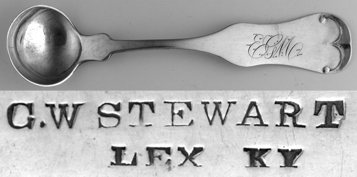 GSE1 (Coin) Individual Salt Spoon by George W Stewart-1