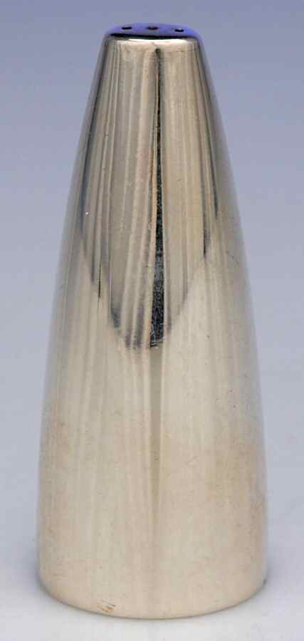 1102A (Sterling, Hollowware) Salt Shaker by Georg Jensen (Denmark)-1
