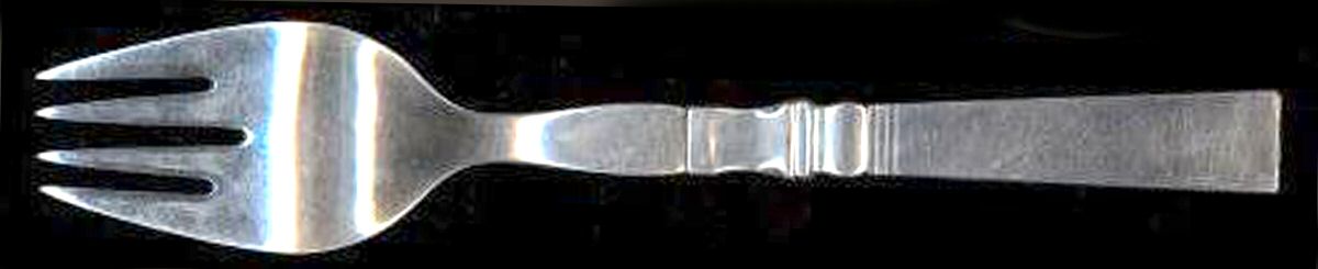 GEJ12 (Sterling) Individual Salad Fork by Georg Jensen (Denmark)-1