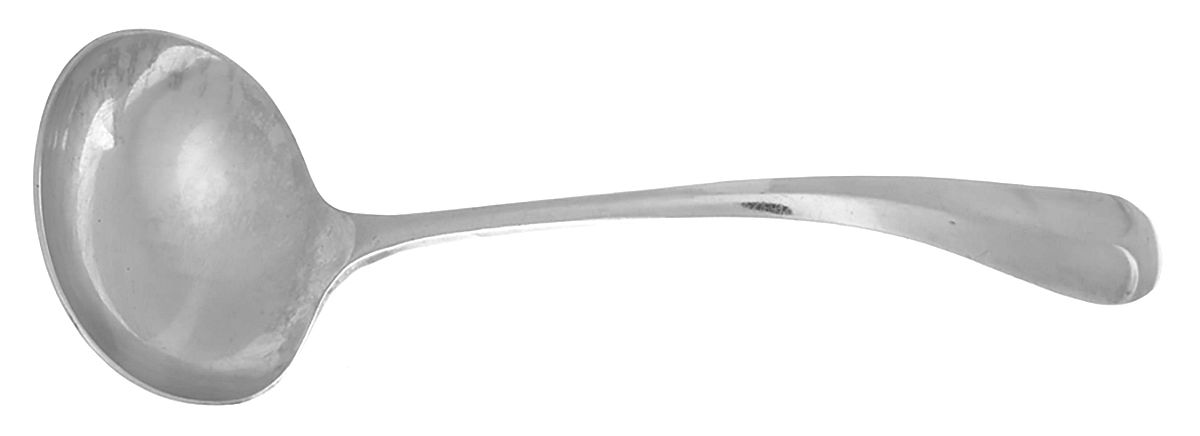GVL1 (Silverplate) Solid Gravy Ladle by S.G. Silverplate (England)-1