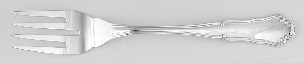 Barocco (Sterling) Individual Salad Fork by Greggio Argenterie-1