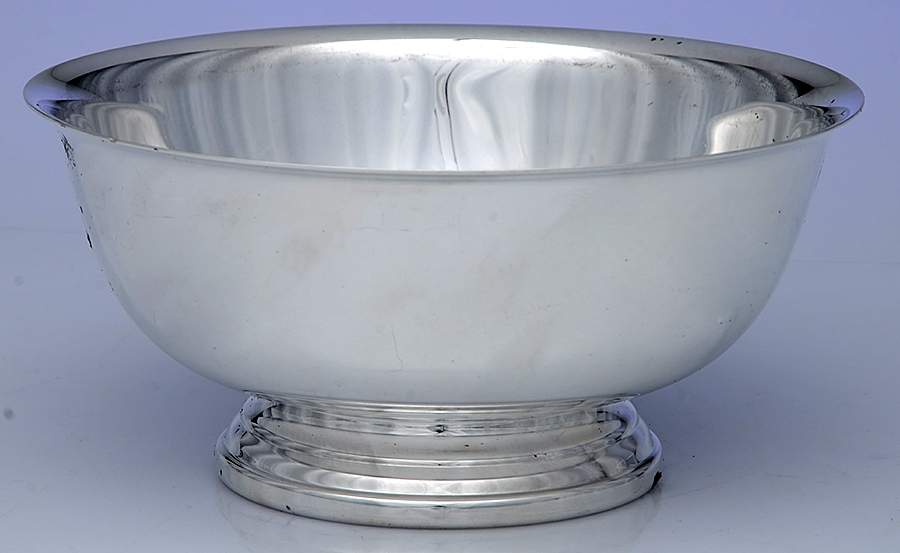 Paul Revere Bowls (Silverplate, Hollowware) 8" Paul Revere Bowl by Gorham Silver-1