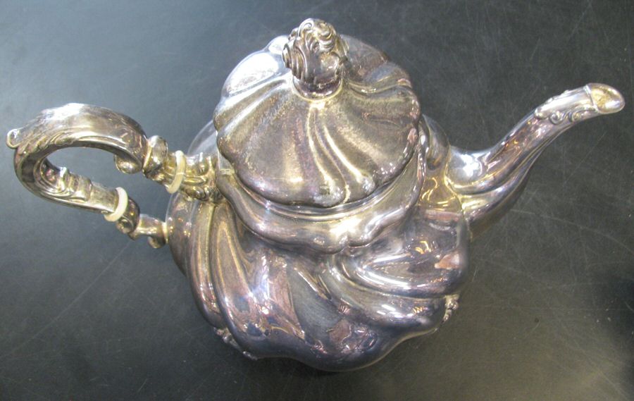 GBH1 (Sterling, Hollowware) Teapot by Gebruder Deyhle-1