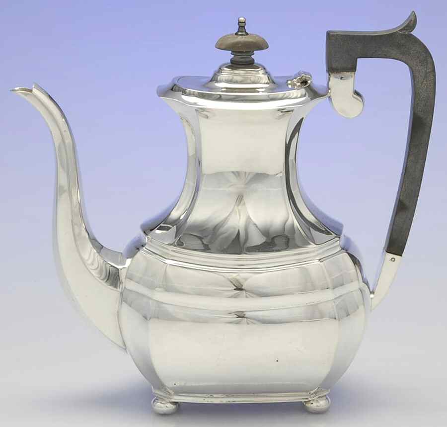 GTD4 (Sterling, Hollowware) Coffee Pot by Garrard & Co Ltd-1