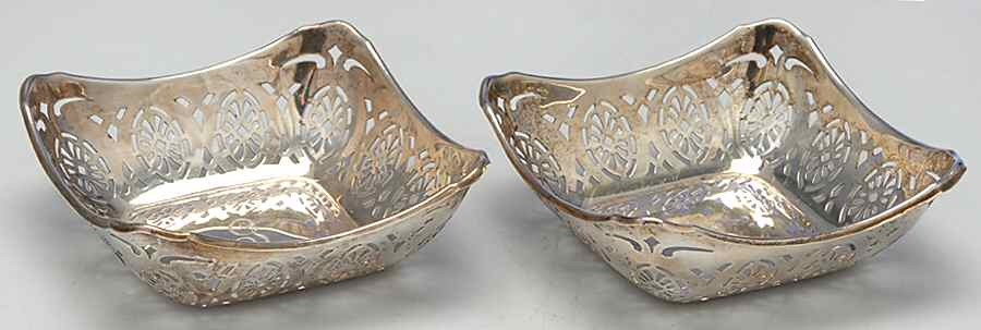 G2C1 (Sterling, Hollowware) Nut Dish - Set of 2 by Charles S Green Co-1
