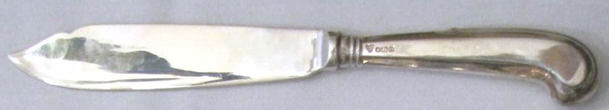 GTD7 (Sterling) Hollow Pistol, Individual Stainless Fish Knife by Garrard & Co Ltd-1