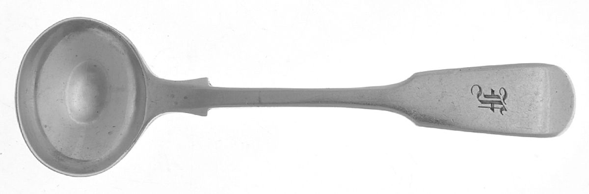 GWA10 (Sterling) Master Salt Spoon by George William Adams-1