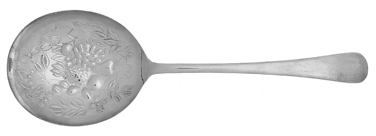 GVL3 (Silverplate) Solid Smooth Casserole Spoon by S.G. Silverplate (England)-1