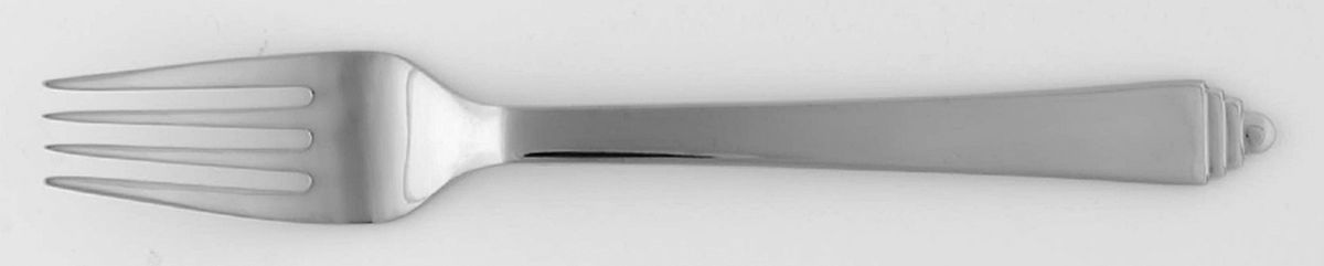 Pyramid (Stainless) Individual Salad Fork by Georg Jensen (Denmark)-1