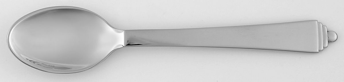 Pyramid (Stainless) Teaspoon by Georg Jensen (Denmark)-1