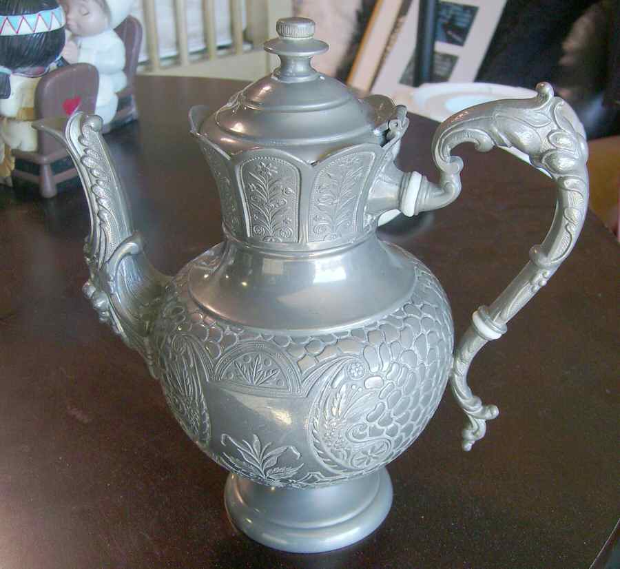 1610 (Silverplate, Hollowware) Silverplate Coffee Pot by Gerhardi & Co-1