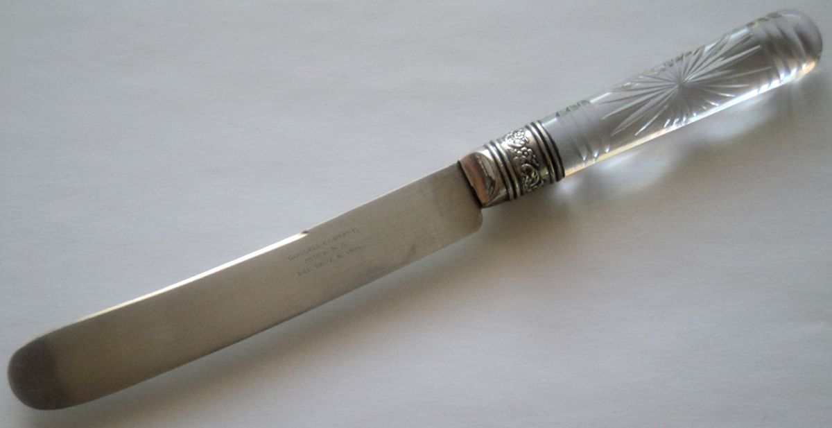 GOF3 (Silverplate) Old French Hollow Knife by Goodell Co-1