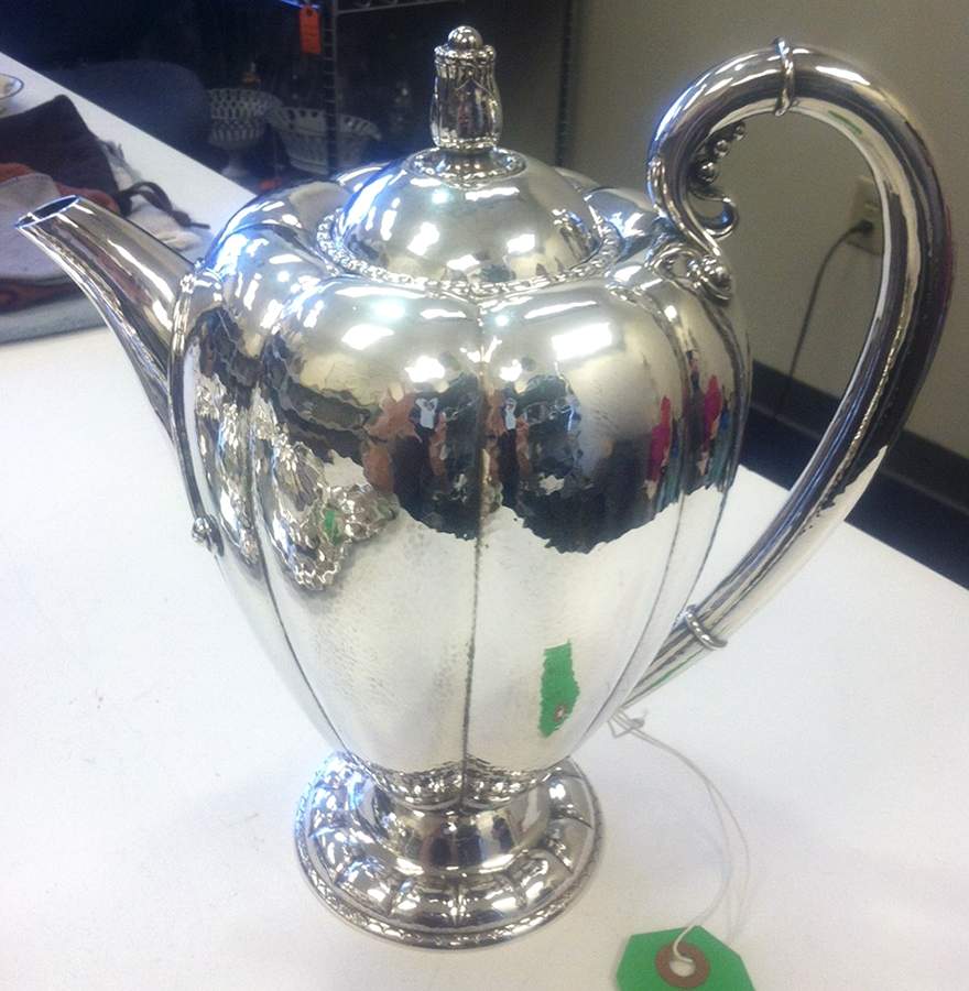 179 (Sterling, Hollowware) Coffee Pot by Georg Jensen (Denmark)-1
