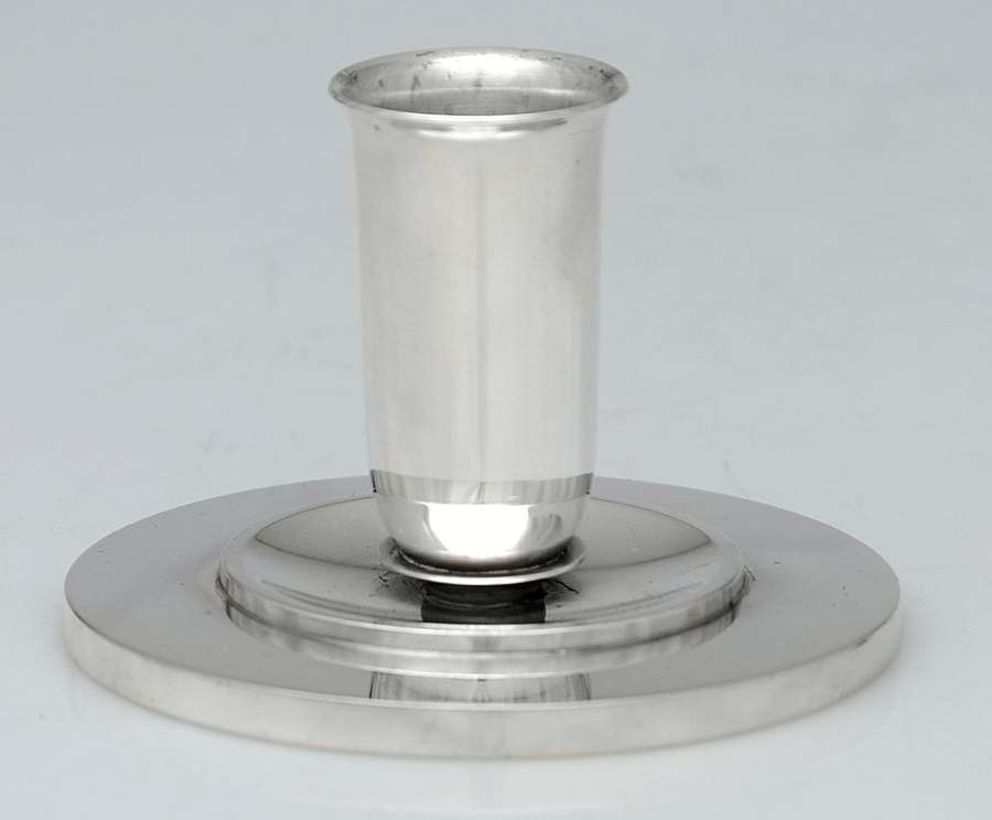 748 (Sterling, Hollowware) 2" Console Candleholder by Georg Jensen (Denmark)-1