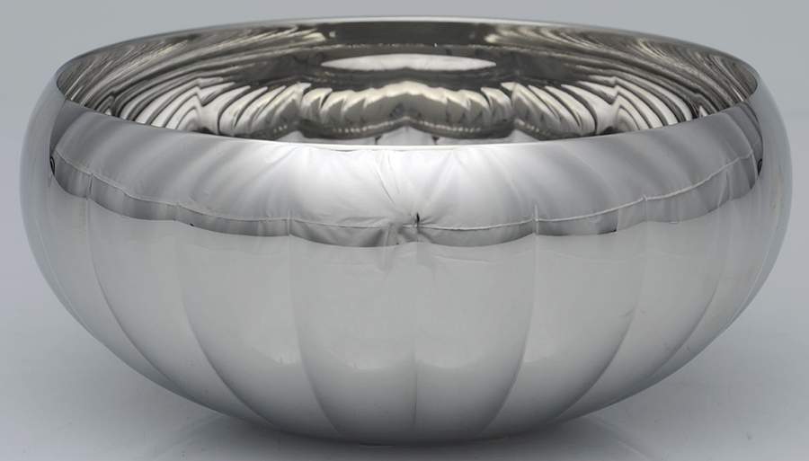 Legacy (Stainless, Hollowware) 5" Round Bowl by Georg Jensen (Denmark)-1