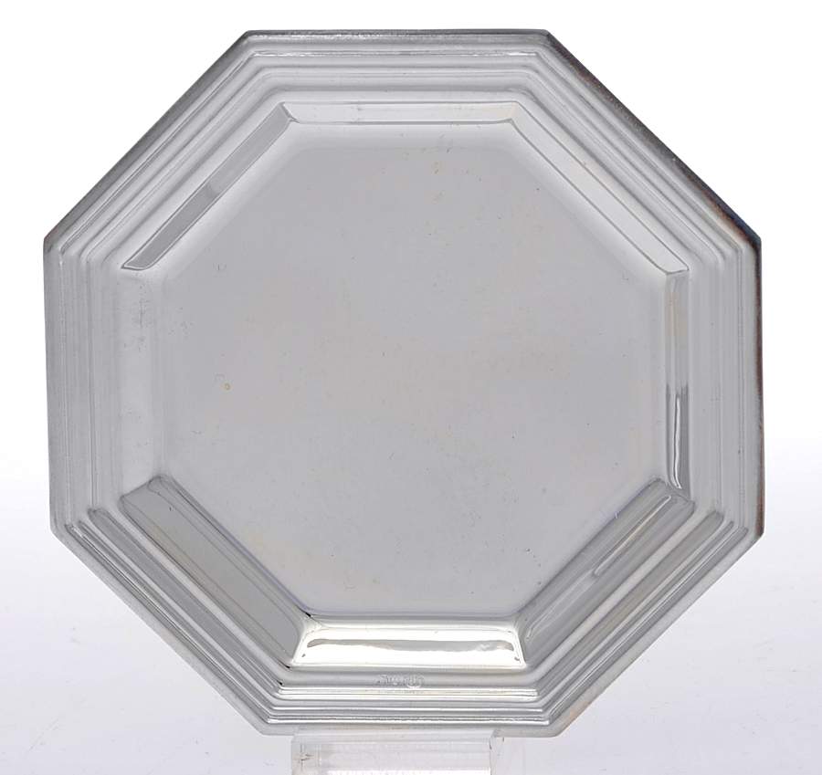 Silverplate Hollowware Coaster by Greggio Argenterie-1